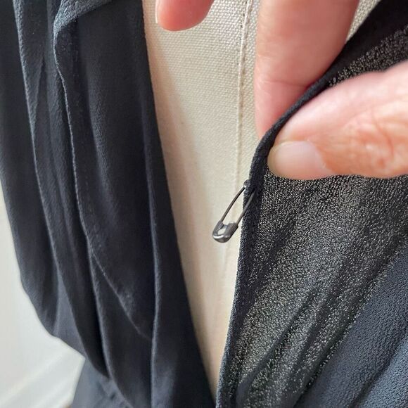 Reformation Cordelia Romantic Flowing Gorgette Formal Wrap Maxi Dress $328 8 - Picture 5 of 10